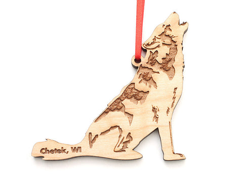 Lucky Day Wolf Ornament ND - Nestled Pines